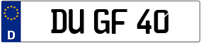 Truck License Plate